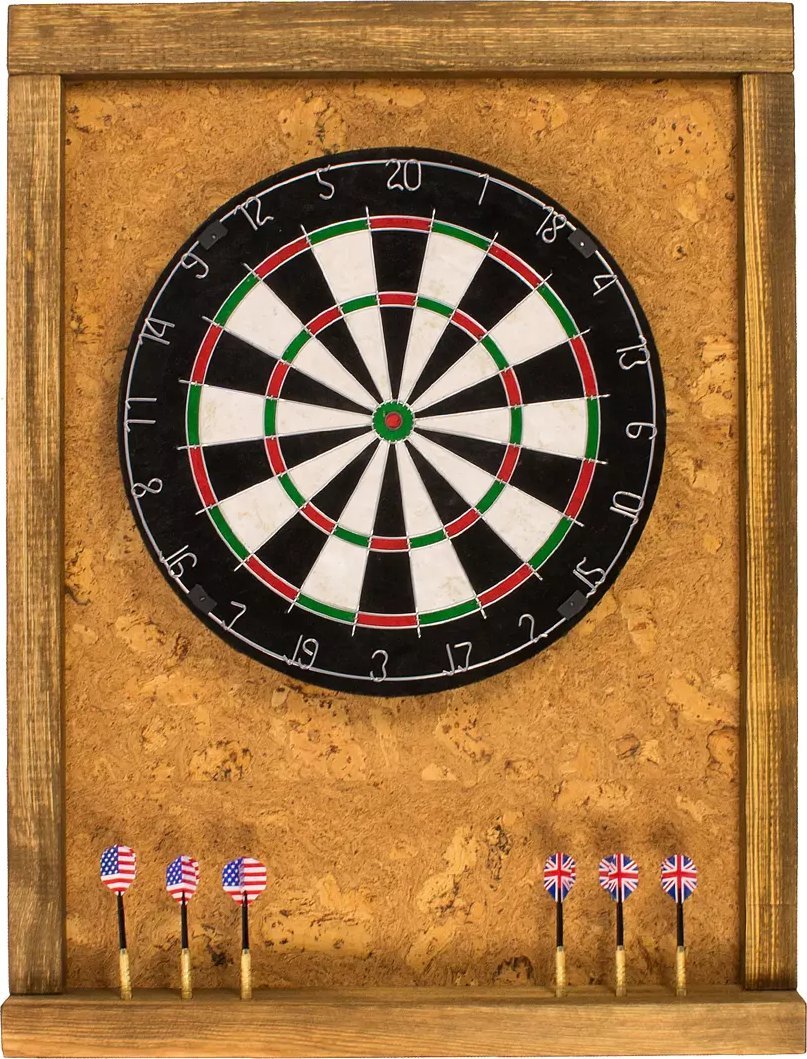 John Paddle Tablica Korkowa do Darta Brązowa Uniwersalny