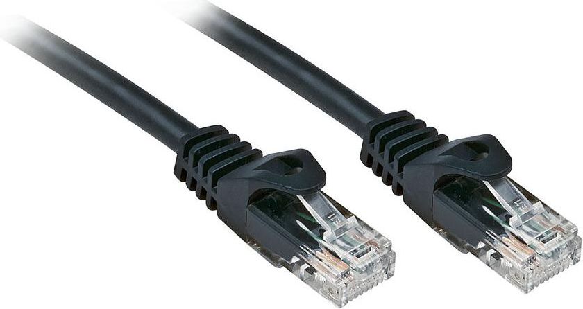 Lindy Patchcord Cat6, U/UTP, 2m, czarny (48193)