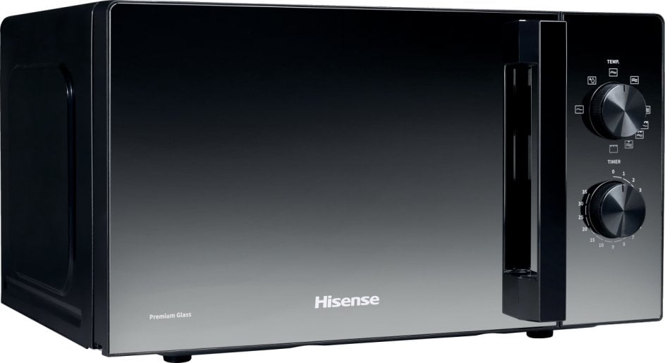 Hisense 20 L 700 W spogulvirsma/melna - Mikrovilnu krasns