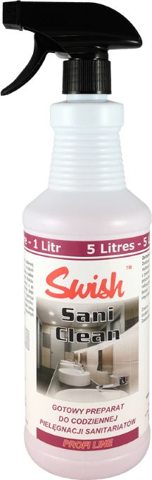 Swish Swish Sani Clean - Środek do mycia łazienek w spray'u - 1 l