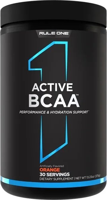 Rule One - Active BCAA, Pomarańcza, Proszek 375g