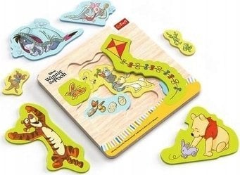 Trefl Puzzle drewniane Winnie The Pooh 12el TREFL