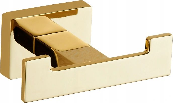 Mexen Mexen Arno podwójny haczyk na ręcznik, złoty - 7020735-50