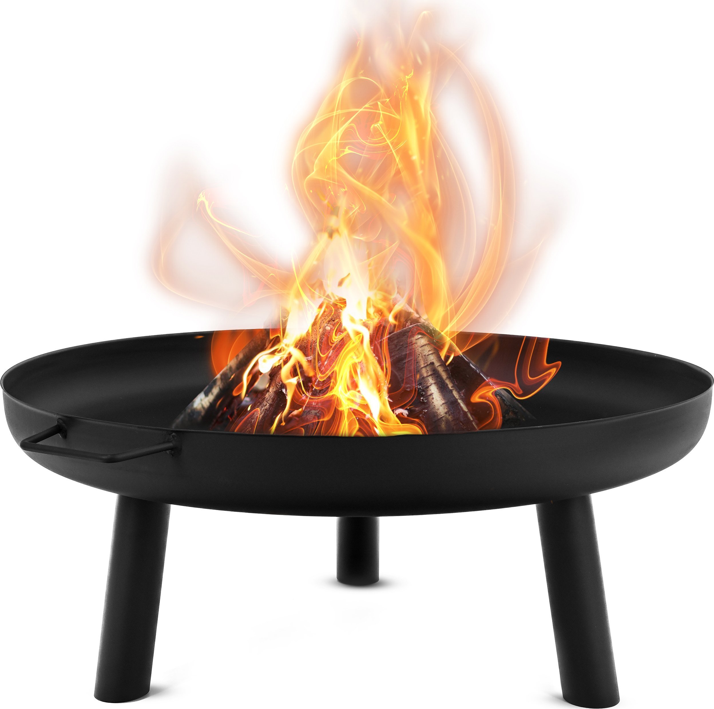 Palenisko ogrodowe Lehmann PALENISKO OGRODOWE LEHMANN 80 CM DO OGNISKA GRILLA KOCIOŁKA STALOWE CZARNE