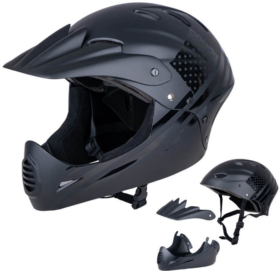 kask downgillowy w-tec campanero us flag