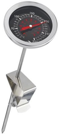 Termometr Kuchenprofi Termometr do głębokiego tłuszczu stal nierdzewna, śred. 5,5 x 21 cm, 0-300c