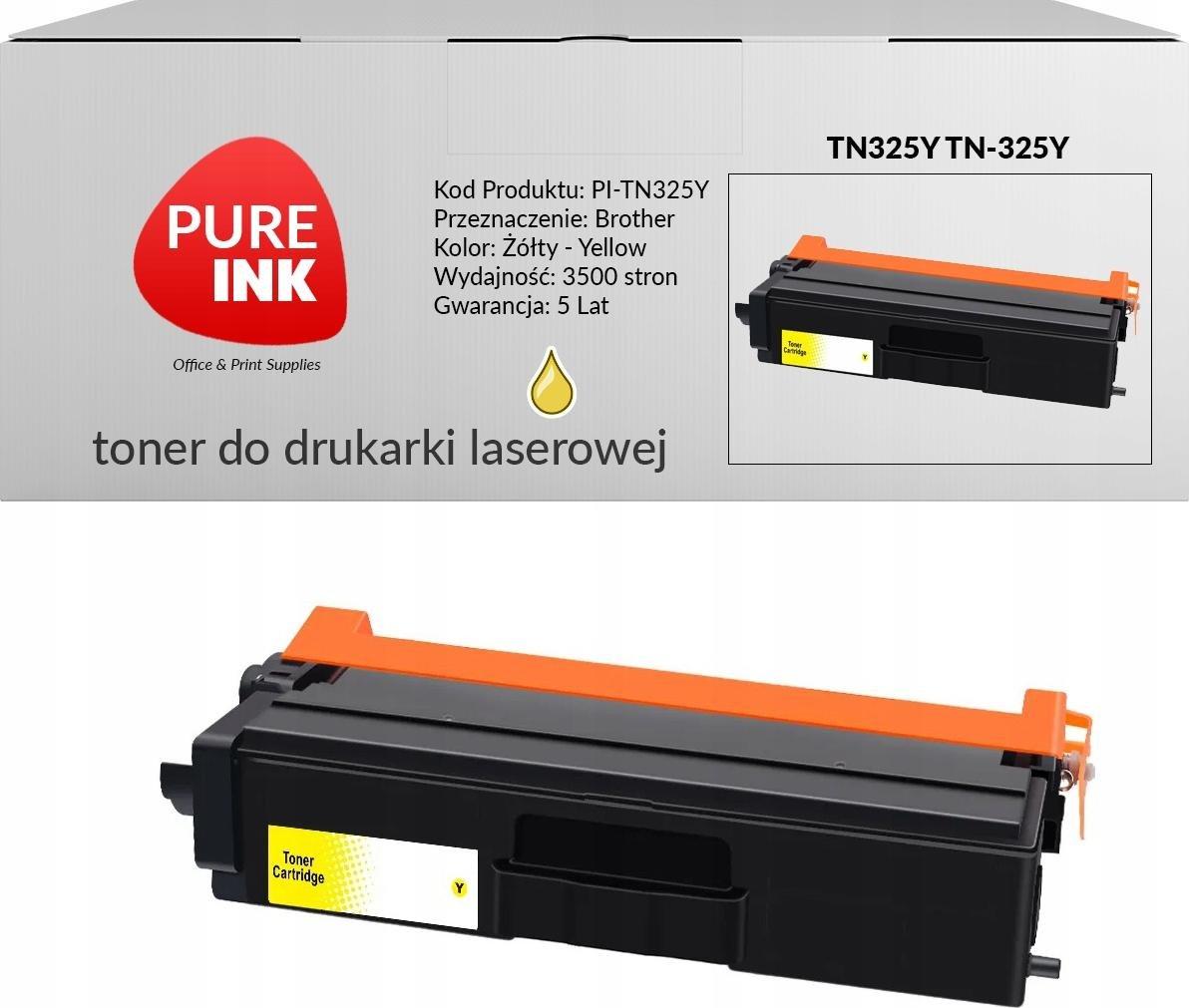 Toner Pureink Yellow Zamiennik TN-325Y
