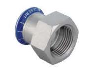 Geberit Złączka Mapress Edelstahl przejściowa z gwintem wewnętrznym DN 15 (31803)