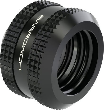 Barrow Barrow Hardtube Fitting 16mm, G1/4-Zoll-Anschluss - schwarz