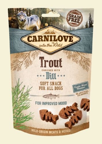 Carnilove Przysmak Dog Snack Fresh Soft Trout+Dill 200g