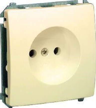 Kontakt-Simon Gniazdo pojedyncze BASIC MODUŁ b/u 16A IP20 beżowe - BMG1.01/12