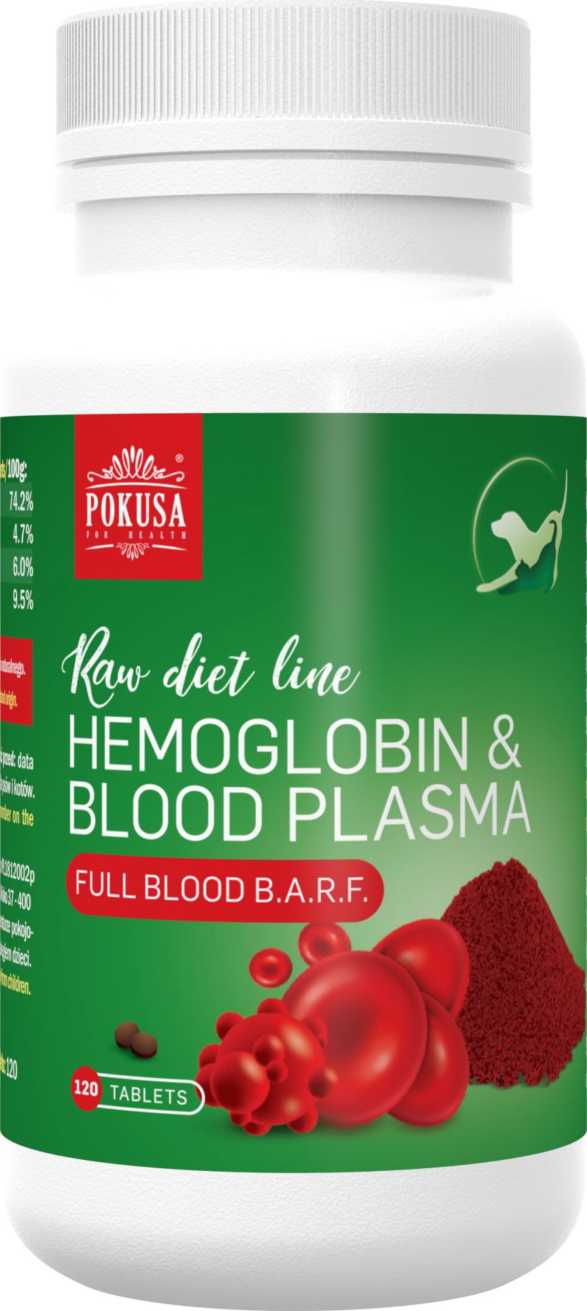 POKUSA Pokusa Hemoglobina i osocze 120 tab