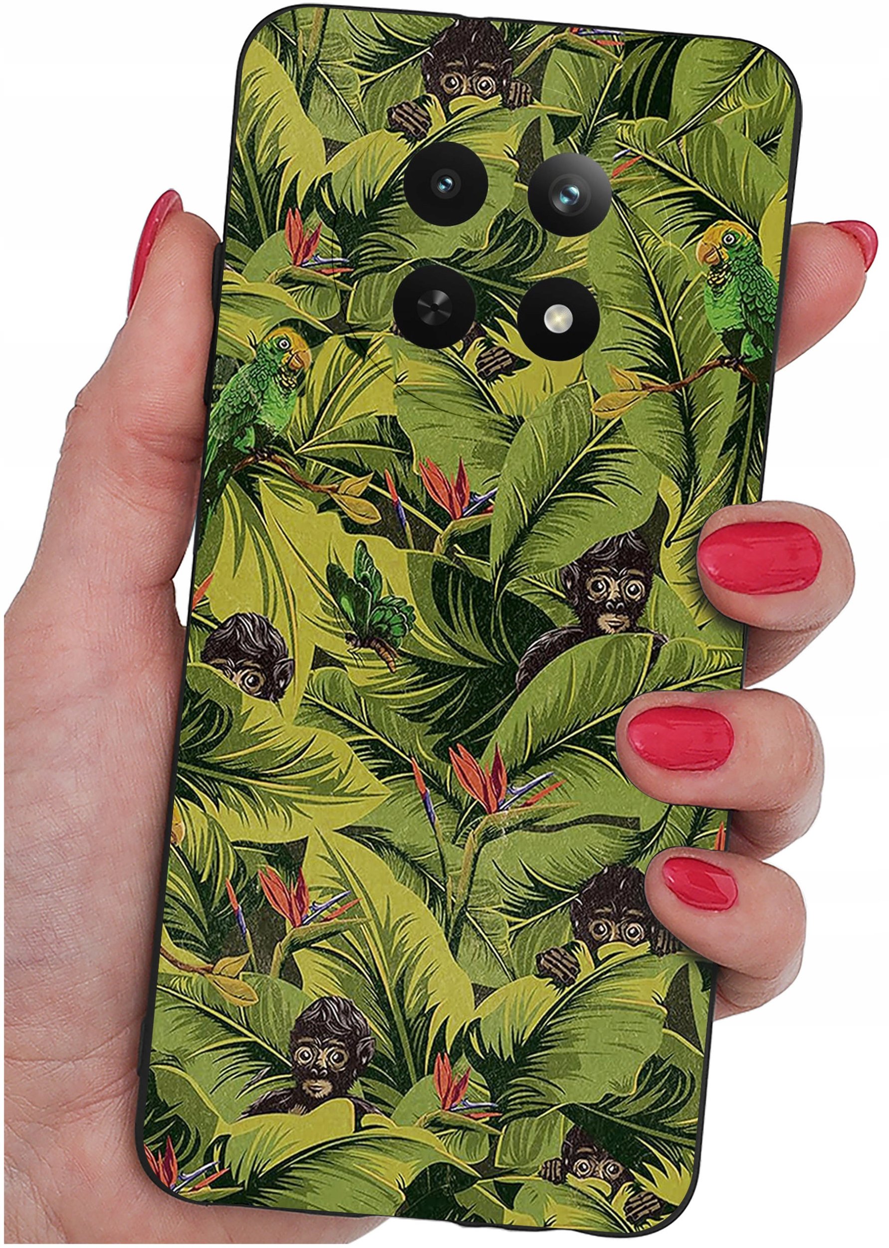 Etui do Realme 12 5G | 12x 5G WZORY |SILIKONOWE MATT CASE + SZKŁO 9H