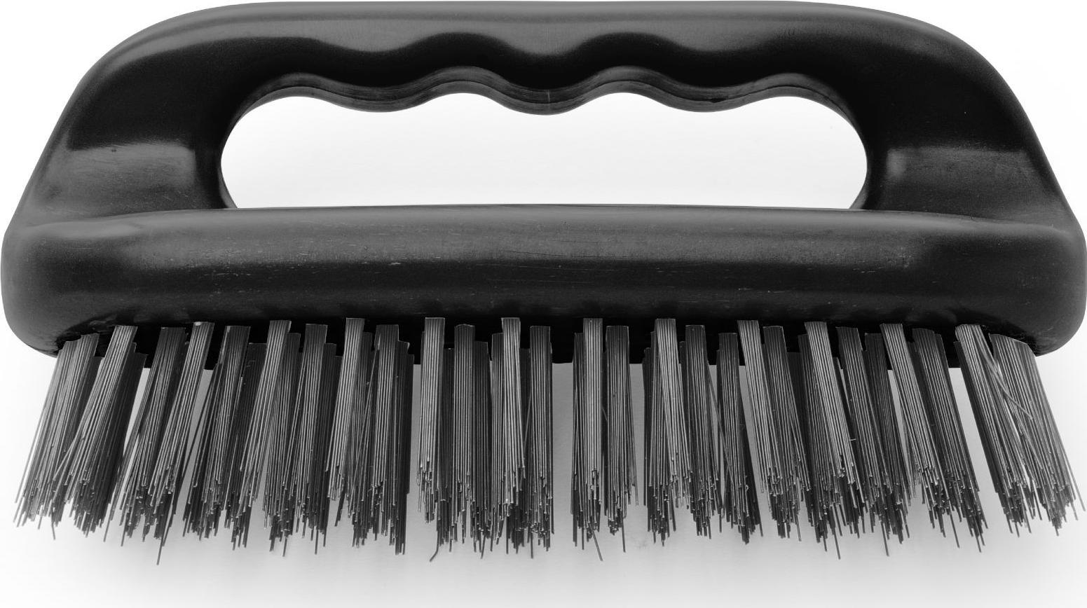 Hendi Czyścik szczotka do grilla rusztu BBQ krótka ze stalowym włosiem 150x55 mm