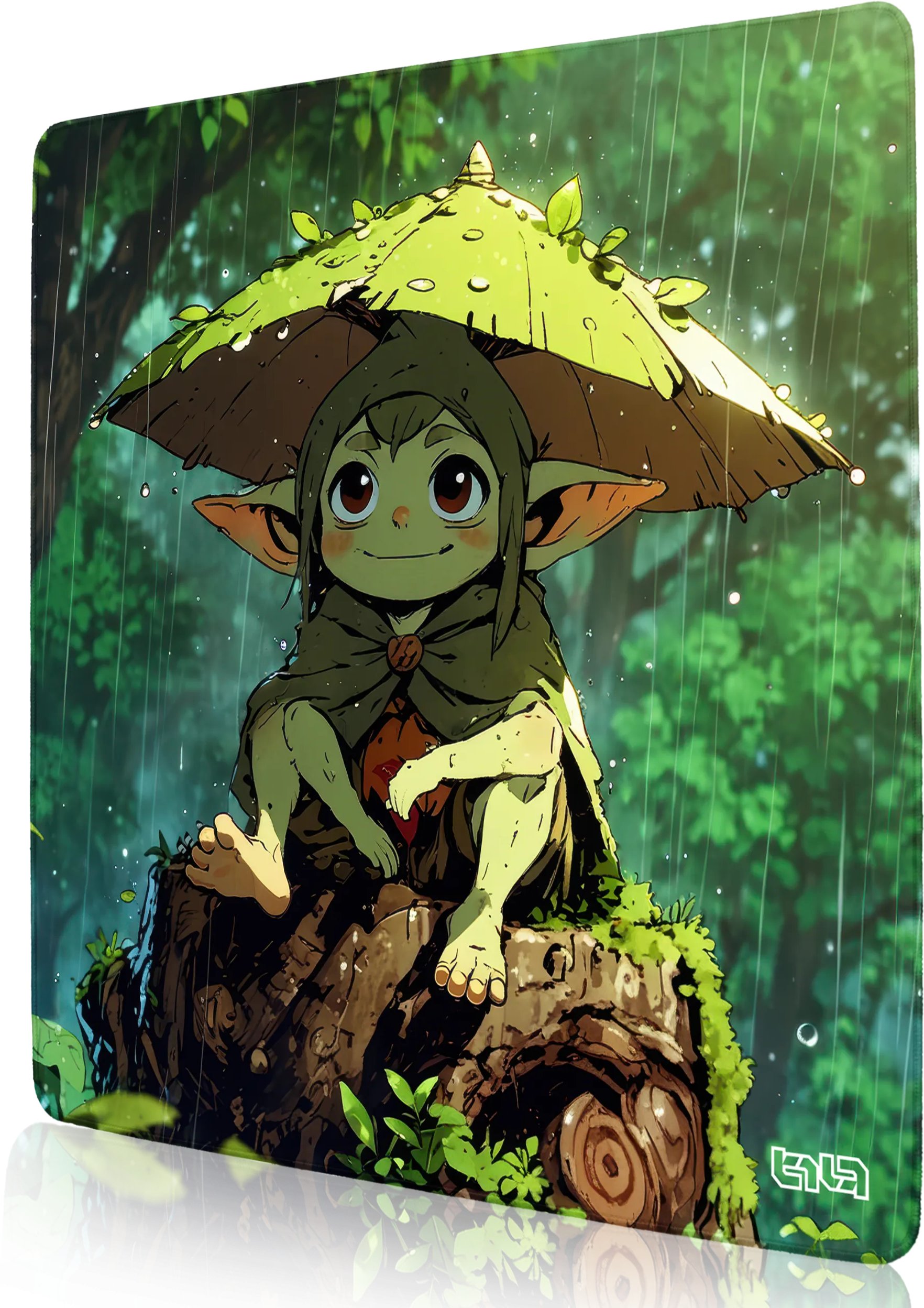 PODKŁADKA POD MYSZ MYSZKĘ Deszczowy Skrzat 50x50 TILT Gamingowa XXL