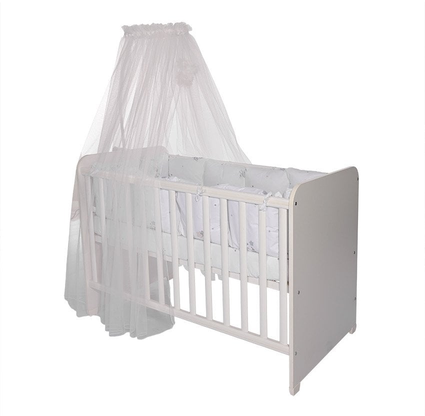 Vaikiškos lovytės baldakimas Lorelli Pom Pom, baltas, 480x160 cm