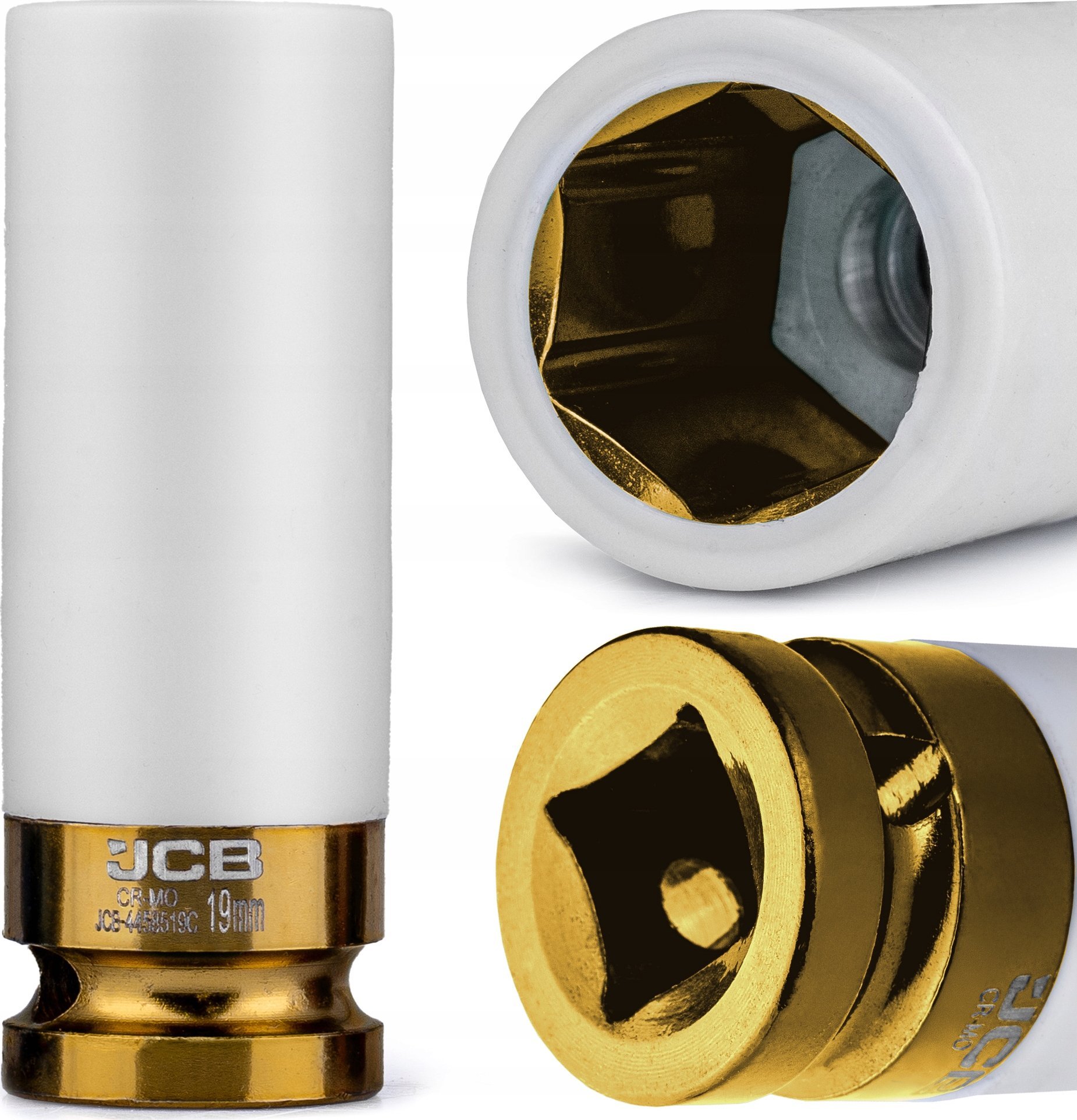 JCB Nasadka głęboka do alufelg z tuleją zabezpieczającą 19mm 1/2"