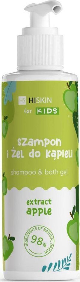 HiSkin HiSkin Kids szampon i żel do kąpieli Jabłko 280ml