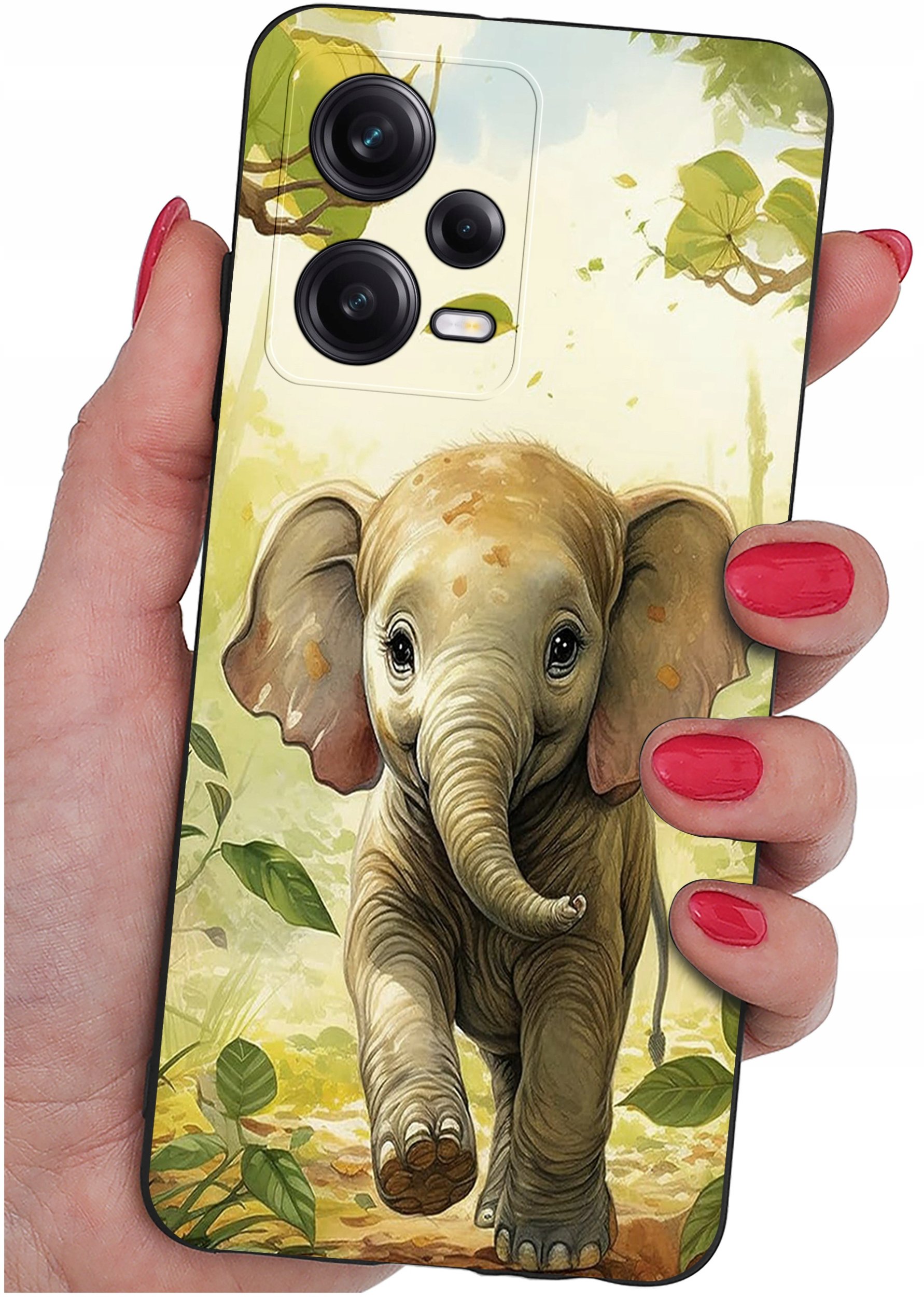 ETUI do Xiaomi Redmi Note 12 5G |Poco X5 5G | WZORY | SILIKONOWE MATT SZKŁO