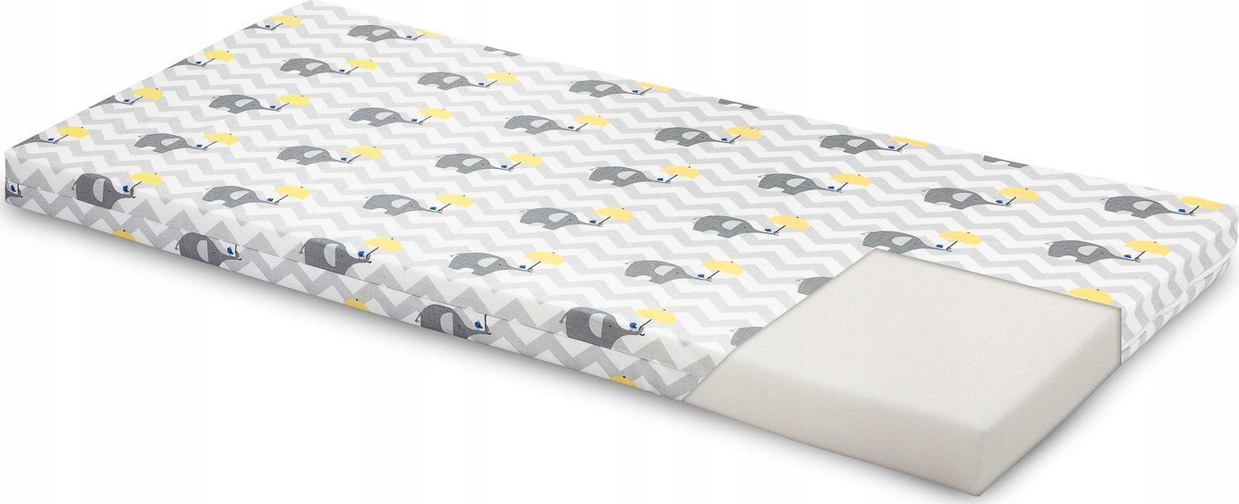 Sensillo WKŁAD DO ŁÓŻECZKA SZARE PIÓRKA 120 X 60