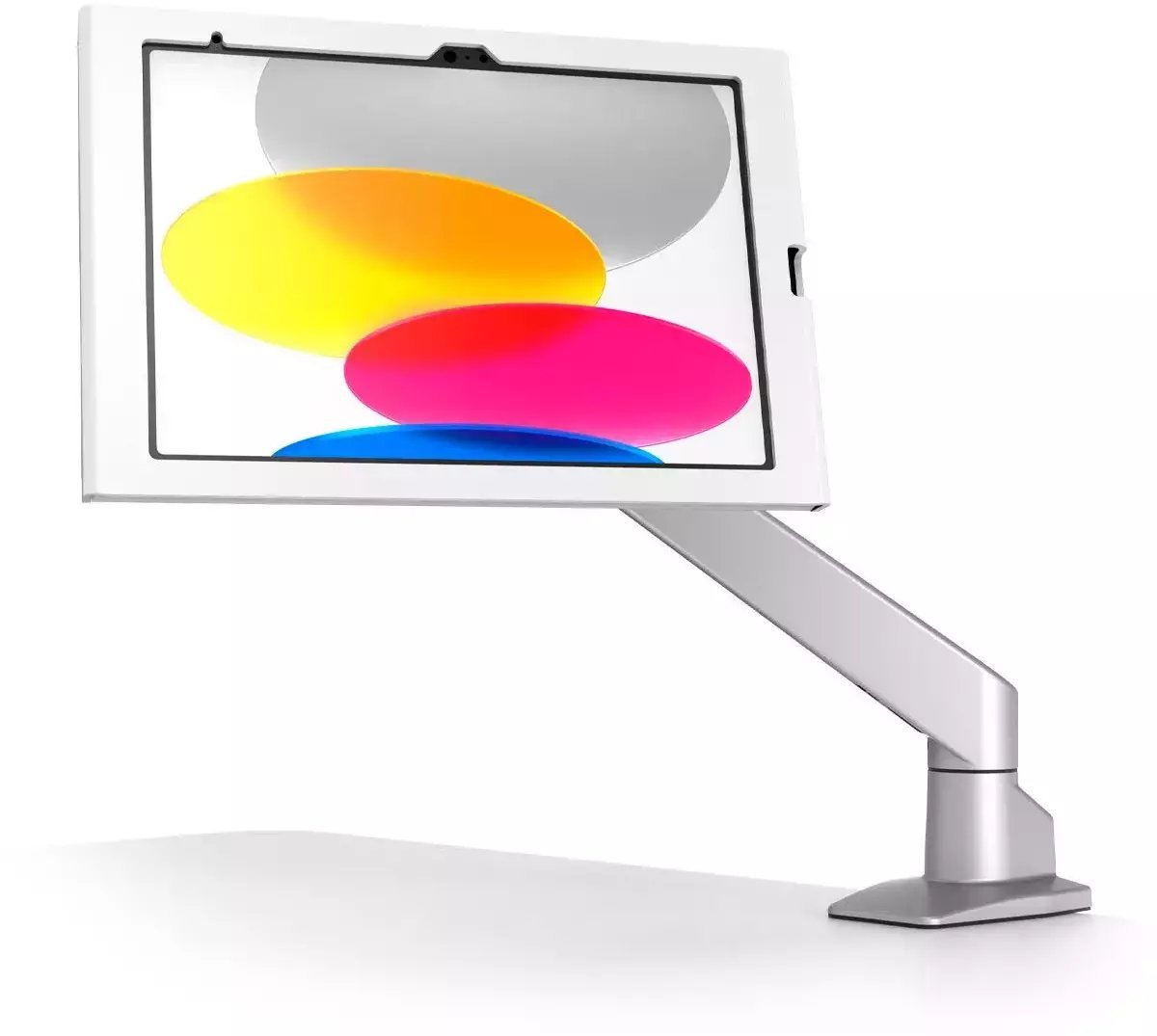 Uchwyt Compulocks iPad 10.9" 10th Gen Swell Enclosure Articulating Arm Mount White, 27.7 cm (10.9"), iPad (10th gen.) 2022, A2757, A2777, Silver, Whit