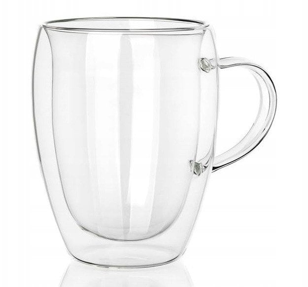 SZKLANKA TERMICZNA KUBEK 350ml Z PODWÓJNĄ SCIANKĄ DO KAWY HERBATY