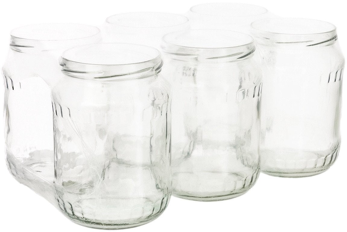 JAR 720ML 6PCS WITHOUT LID 82MM