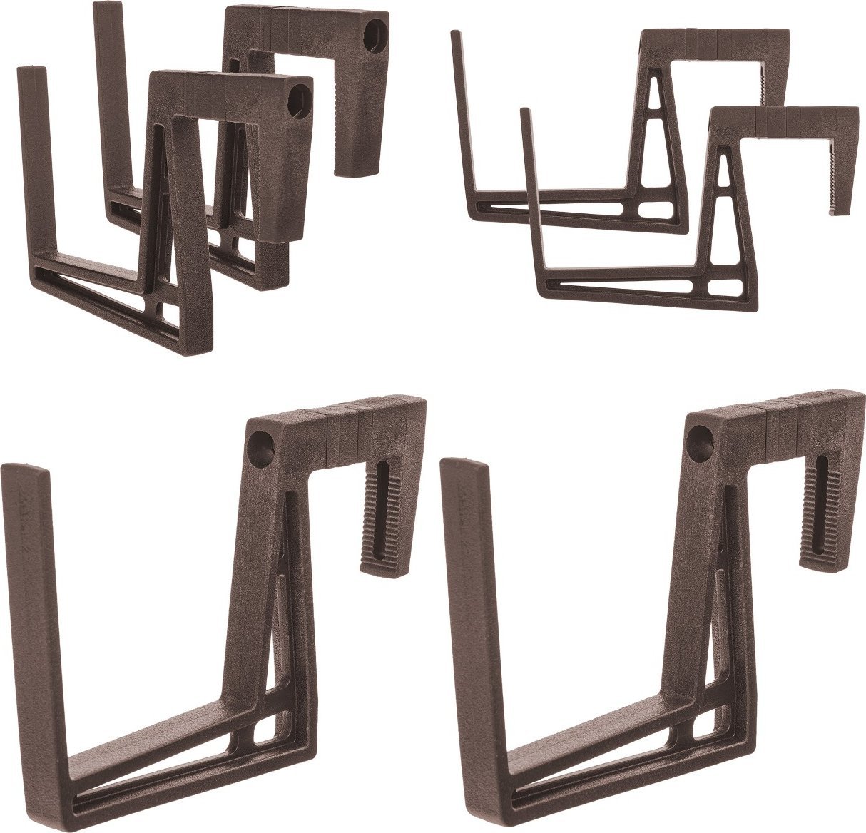 KADAX Uchwyt Wieszak Na Doniczkę Skrzynkę Balkonową Hak Regulowany Zestaw 2 szt