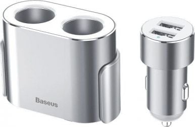Ładowarka Baseus 1x USB-A 1x USB-C 3.1 A (BSU798SLV)