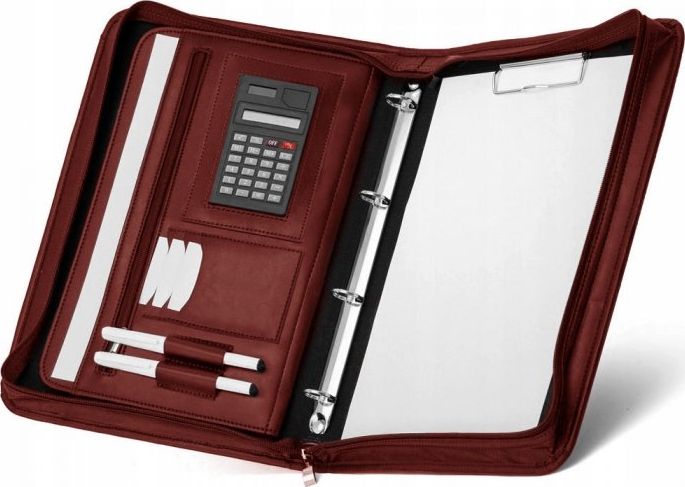 Solome AKTÓWKA TECZKA KONFERENCYJNA BIWUAR A4 KALKULATOR 20