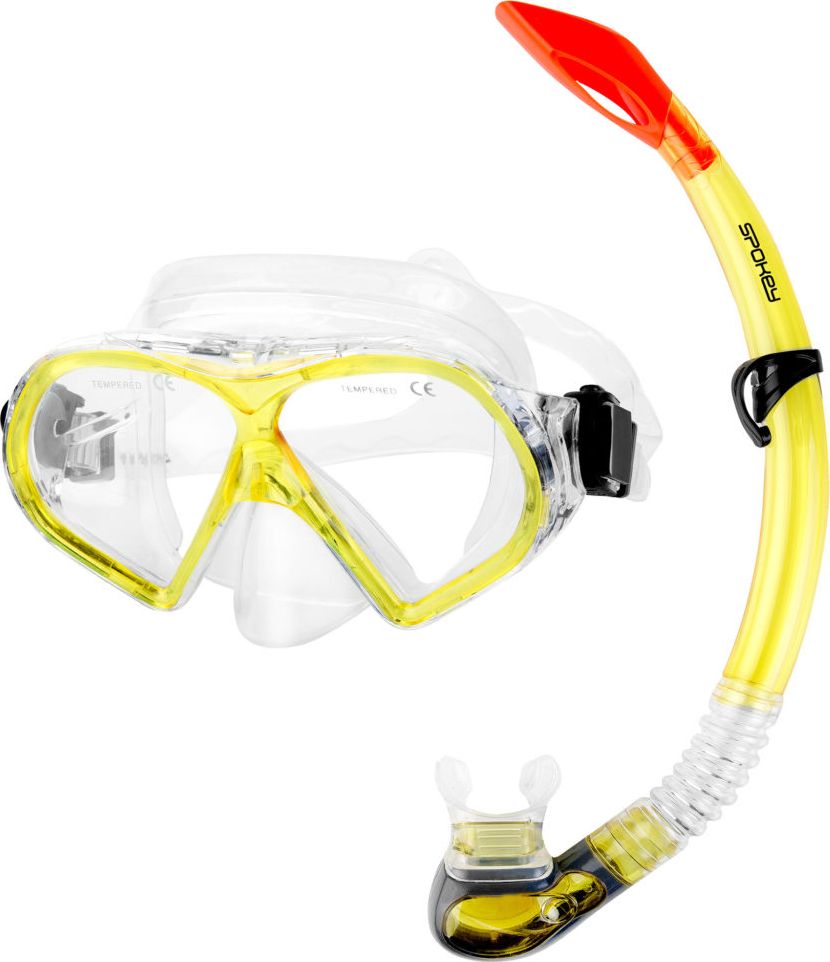 Spokey Zestaw do nurkowania maska + fajka FLONA dla kobiet Spokey