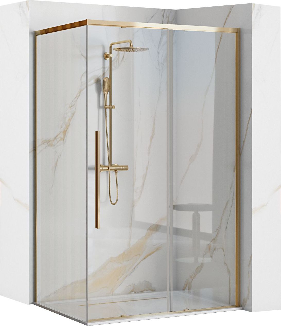 Rea Kabina prysznicowa SOLAR GOLD 90x90