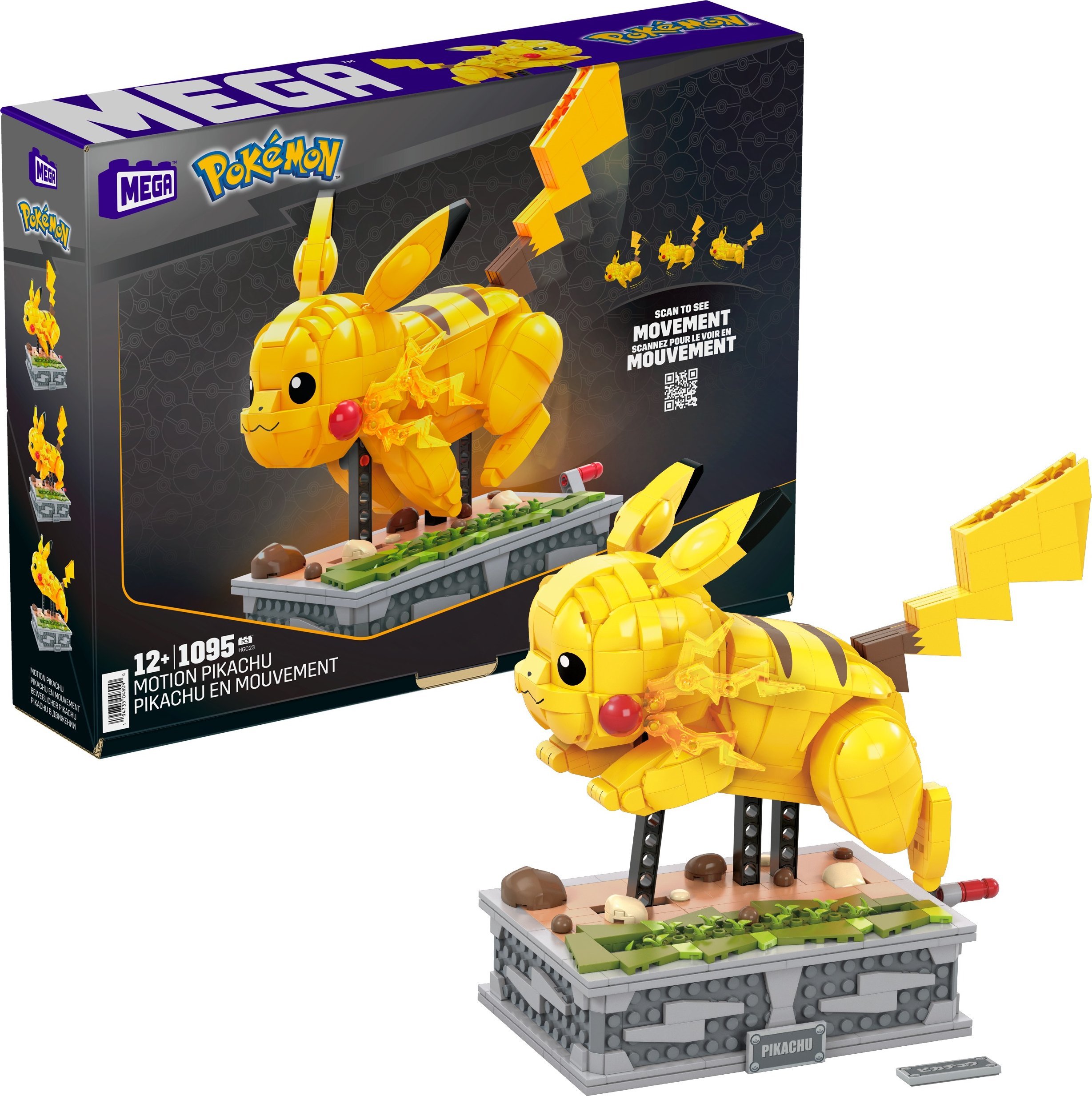 Mattel MEGA Pikachu Kolekcjonerski Pokemon do zbudowania HGC23