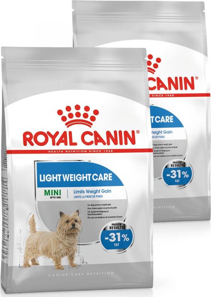 Royal Canin ROYAL CANIN CCN Mini Light Weight Care 2x8kg karma sucha dla psów dorosłych, ras małych z tendencją do nadwagi