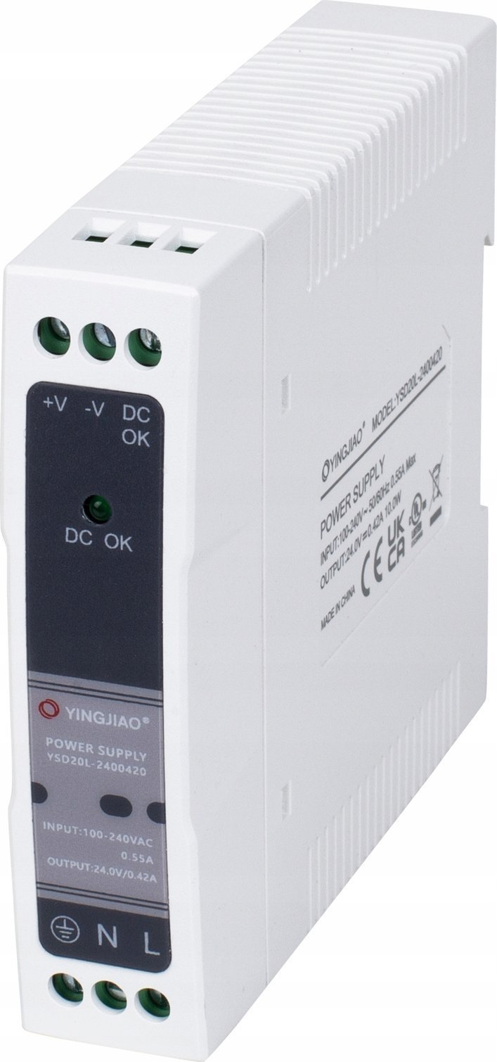 Zasilacz serwerowy YingJiao Zasilacz Yingjiao DIN YSD20L 24V 1A 24W