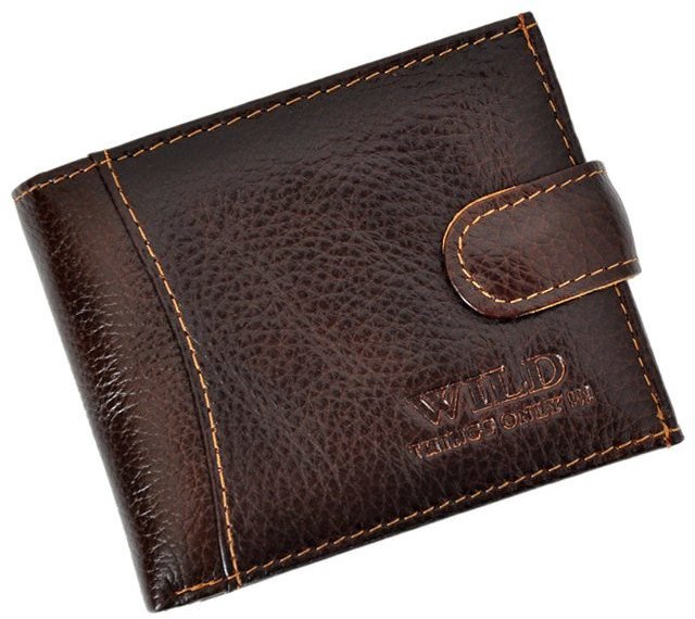 Portfel męski skórzany skóra naturalna Wild