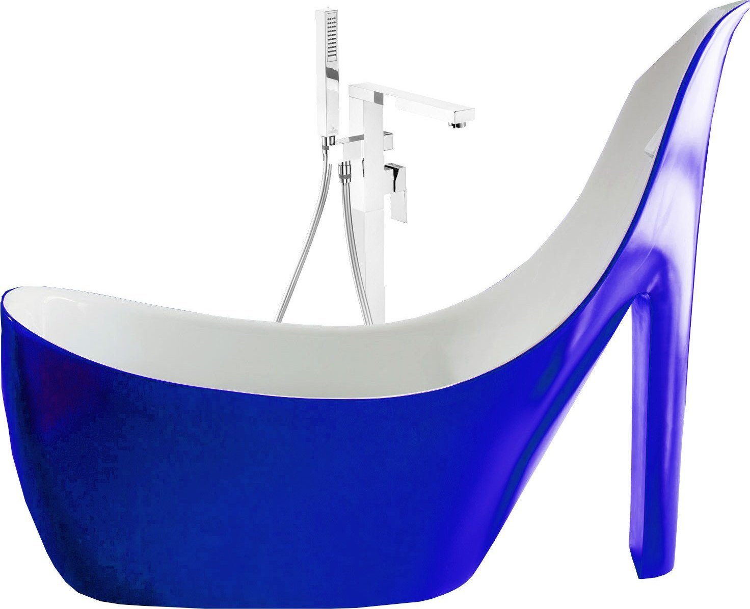 Wanna Toule Wanna 200x80x150 damska szpilka syfon akryl nowa niebieska Lexus