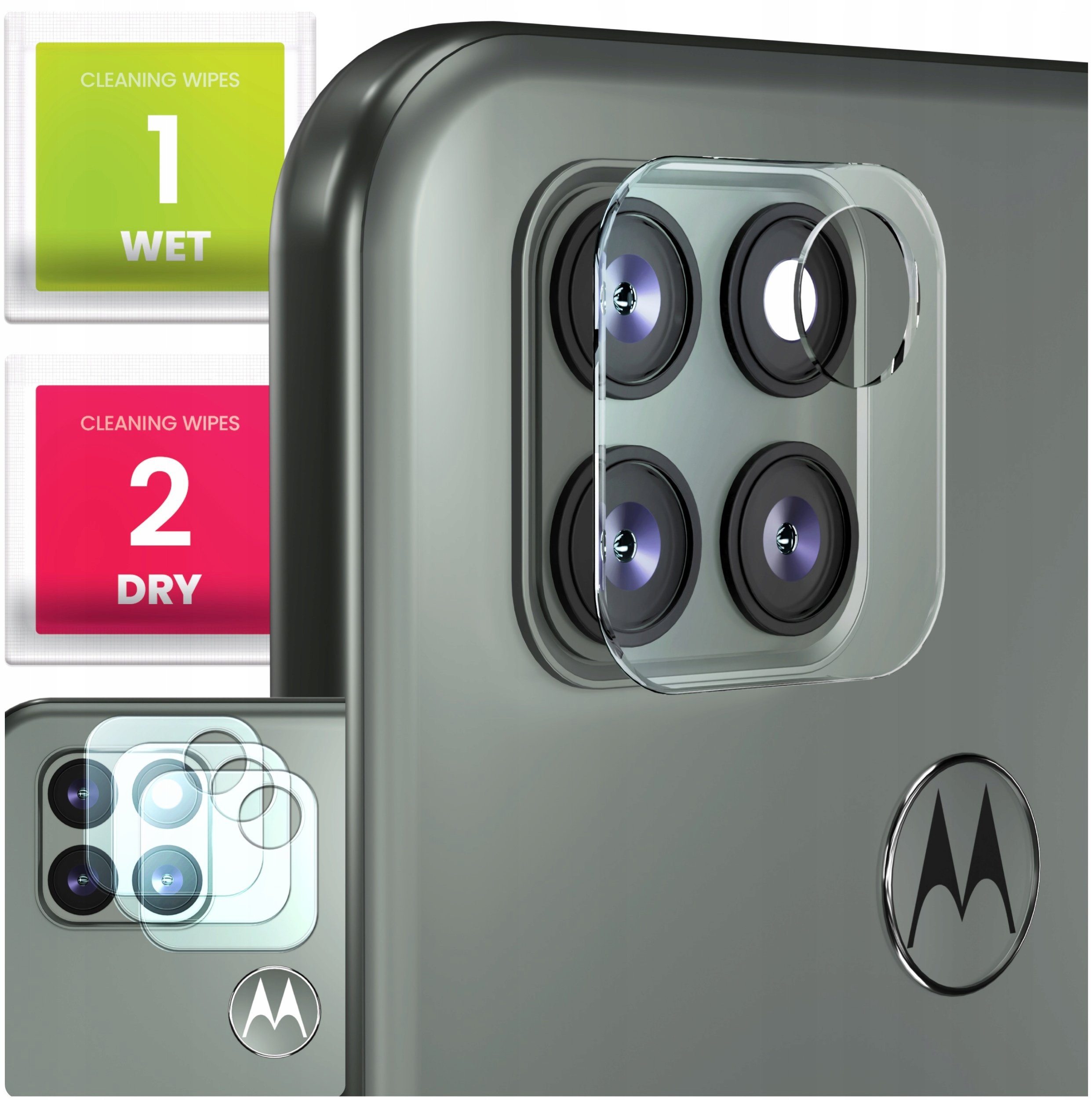 3-PAK Szkło Na Aparat Do Motorola Moto G9 Power (Hartowane, Na Obiektyw)