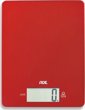 Waga kuchenna ADE Waga ADE Leonie kuchenna, do 5 kg, 17 x 22 cm, czerwona