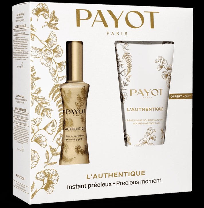 Set Payot: L'Authentique, Gold Micro-Particles, Regenerating, Cream, For Face, 50 ml + L'Authentique, Nourishing, Body Cream, 150 ml For Women