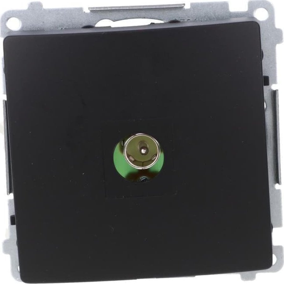 Kontakt-Simon Gniazdo antenowe Kontakt-Simon Simon Basic BMAK3.01/49 pojedyncze końcowe moduł zastępuje BMAK1.01/.. czarny mat