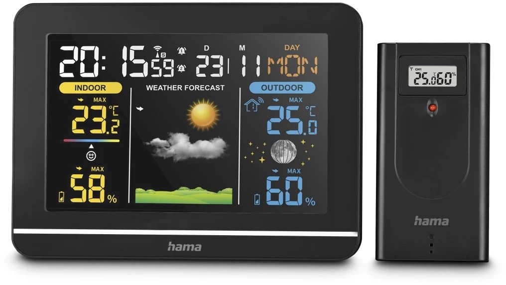 STACJA POGODY USEDOM TERMOMETR HIGROMETR