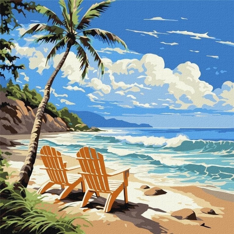 Teka Malowanie po numerach - Świat dla zakochanych