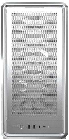 Obudowa Cooler Master case MasterFrame 500 Mesh Silver, Przezroczysty panel boczny, ATX, 2x 200mm Fan, 1x 120mm Fan, Szary