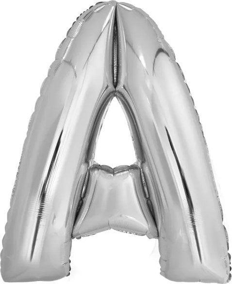 Balon foliowy litera A srebrna 67x85cm