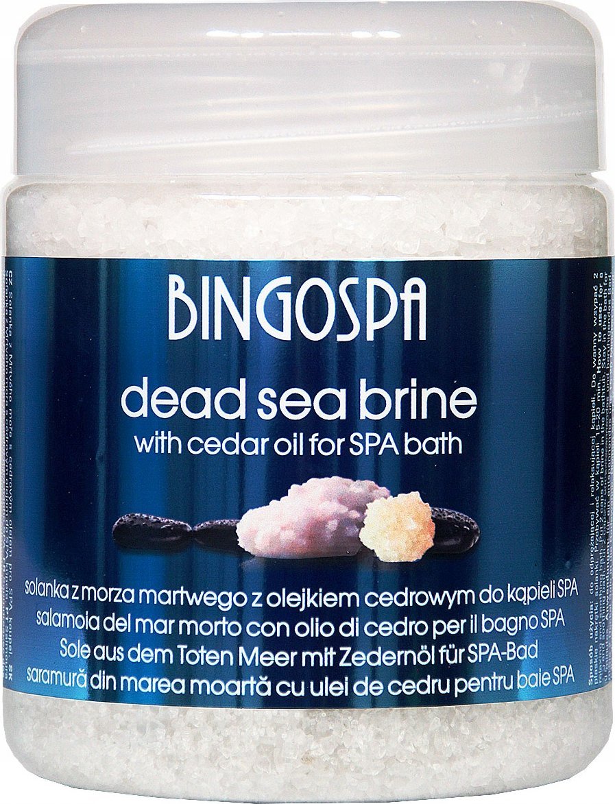 BingoSpa Solanka z Minerałami Morza Martwego z Olejkiem Cedrowym 550ml