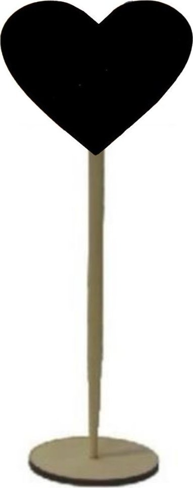 StudioCen Cenówki drewniane EKO (Serce) na szpikulcu - a'10