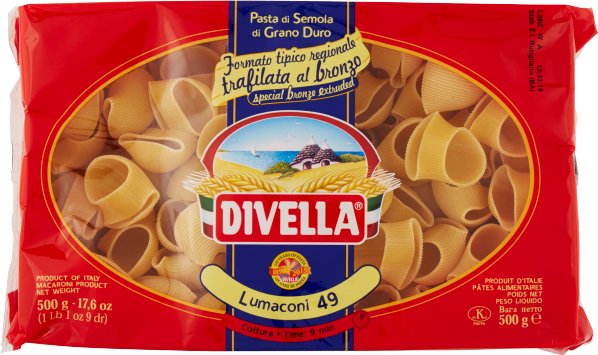 Makaron Formati Speciali Lumaconi 500g - Divella