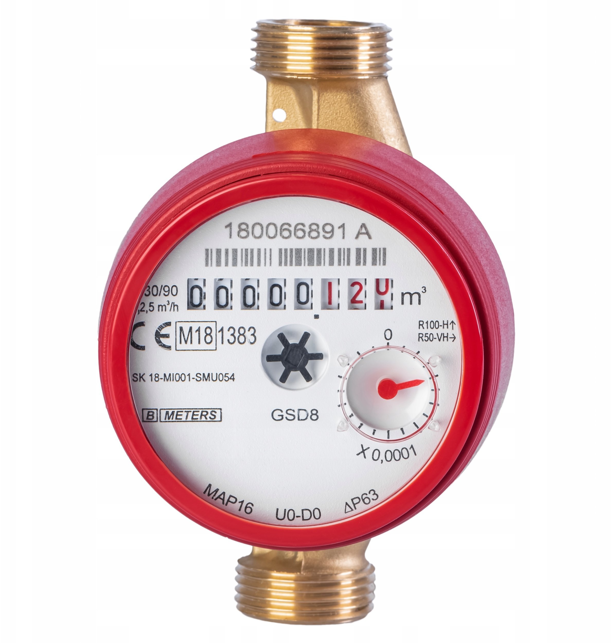 Wodomierz 1/2 GSD8 do ciepłej wody antymagnetyczny