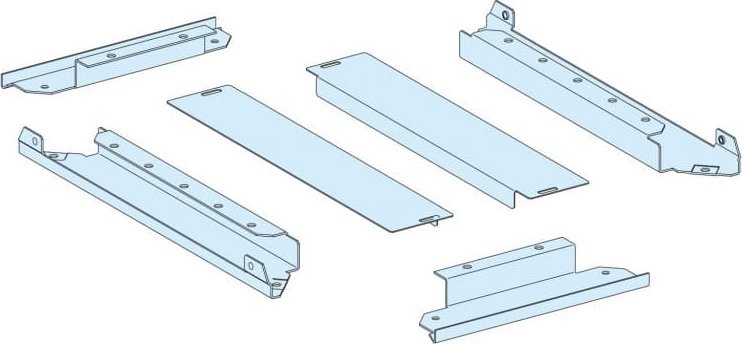Schneider Electric Płyta dławicowa 2-częściowa IP30 W400 D400 LVS08494